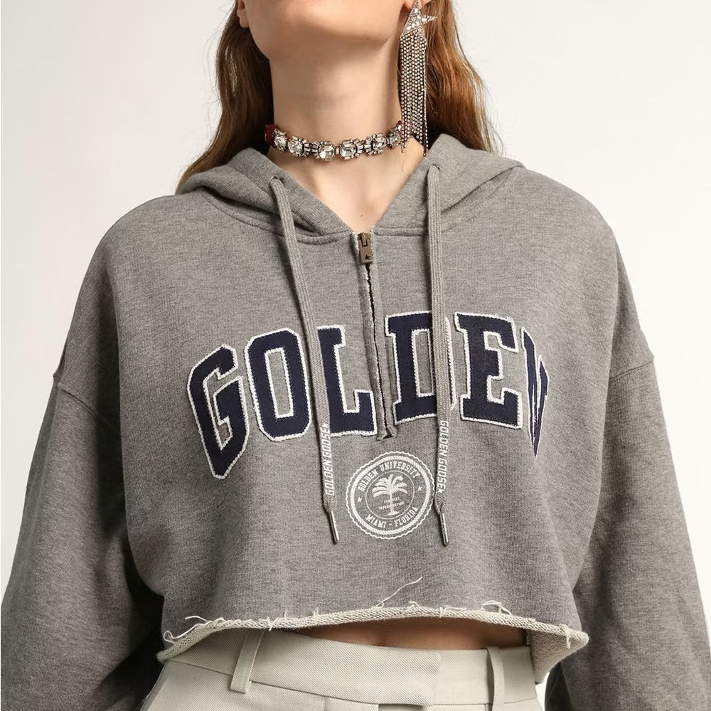 Authentic **Golden Goose** Cropped hoodie